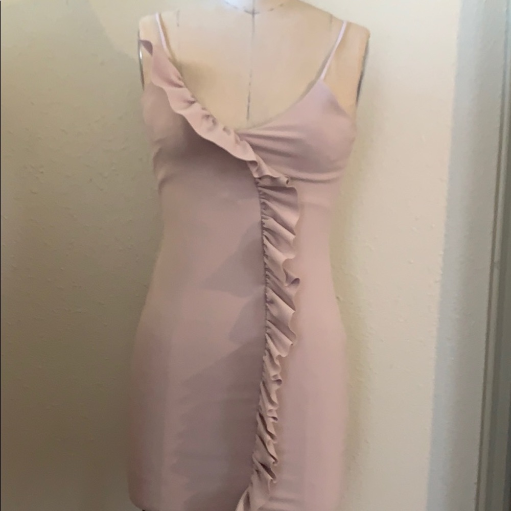 Misguided mini dress in Size 4~Blush Pink